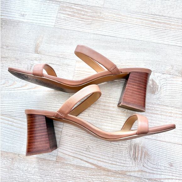 & Other Stories Tan Heeled Sandals - Picture 4 of 8